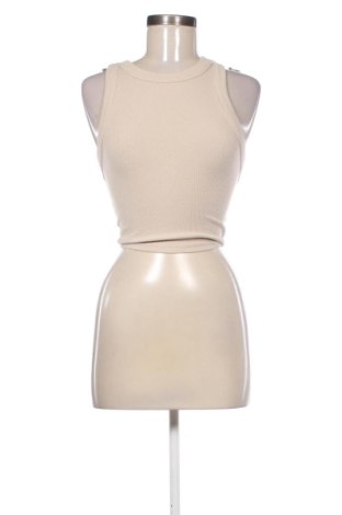 Γυναικείο τοπ Bershka, Μέγεθος XS, Χρώμα  Μπέζ, Τιμή 9,99 €