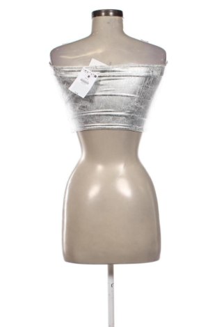 Dámsky top  Bershka, Veľkosť M, Farba Strieborná, Cena  27,95 €