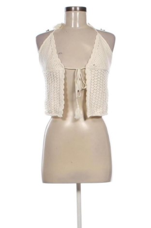 Γυναικείο τοπ Fb Sister, Μέγεθος M, Χρώμα Εκρού, Τιμή 17,99 €