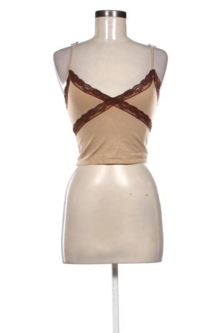 Дамски топ Fb Sister, Размер XS, Цвят Бежов, Цена 14,77 €