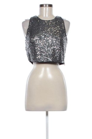 Дамски топ UNFOLLOWED, Размер M, Цвят Сребрист, Цена 65,44 €