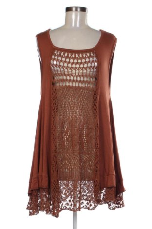 Γυναικείο τοπ Unbranded, Μέγεθος XL, Χρώμα Καφέ, Τιμή 15,00 €