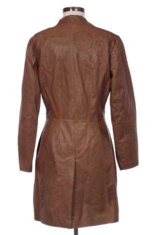 Дамско кожено палто Heine, Размер M, Цвят Кафяв, Цена 255,89 €