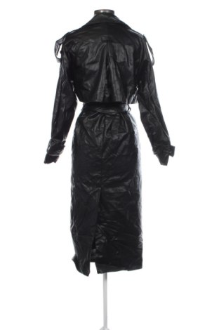 Дамско кожено палто Zara, Размер XS, Цвят Черен, Цена 89,47 €