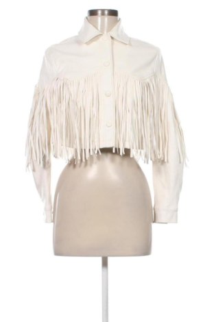 Női bőrdzseki Bershka, Méret XS, Szín Ekrü
, Ár 14 899 Ft