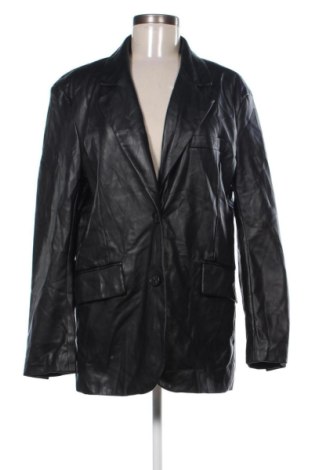Dámská kožená bunda  Bershka, Velikost M, Barva Černá, Cena  589,00 Kč