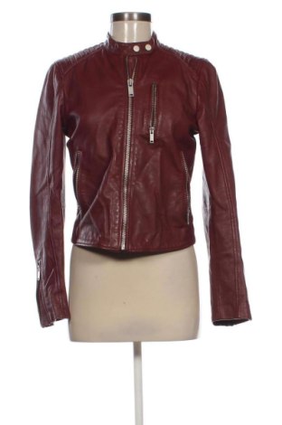 Damska kurtka skórzana Closet by Lo, Rozmiar M, Kolor Czerwony, Cena 210,99 zł