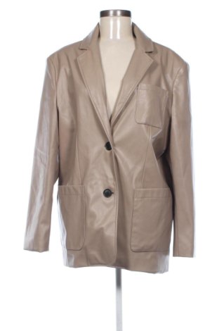 Geacă de piele pentru femei Fb Sister, Mărime L, Culoare Bej, Preț 156,40 Lei