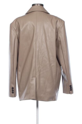 Geacă de piele pentru femei Fb Sister, Mărime L, Culoare Bej, Preț 156,40 Lei