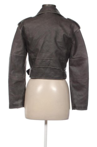 Dámska kožená bunda  Fb Sister, Veľkosť XS, Farba Sivá, Cena  35,95 €