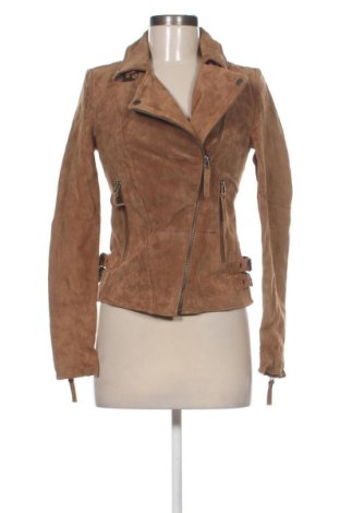 Dámska kožená bunda  Freaky Nation, Veľkosť XS, Farba Hnedá, Cena  219,95 €