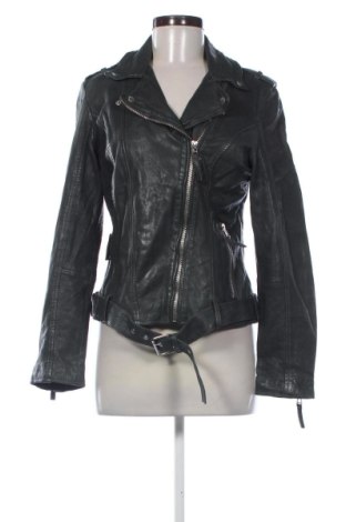 Дамско кожено яке Freaky Nation, Размер M, Цвят Зелен, Цена 186,62 €