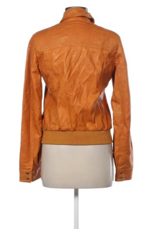 Damska kurtka skórzana Geox, Rozmiar S, Kolor Pomarańczowy, Cena 382,99 zł