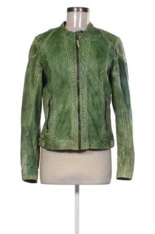 Γυναικείο δερμάτινο μπουφάν Gipsy, Μέγεθος L, Χρώμα Πράσινο, Τιμή 80,25 €