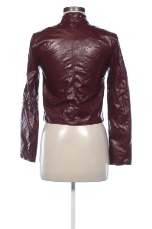 Damen Lederjacke H&M, Größe XXS, Farbe Rot, Preis 38,99 €