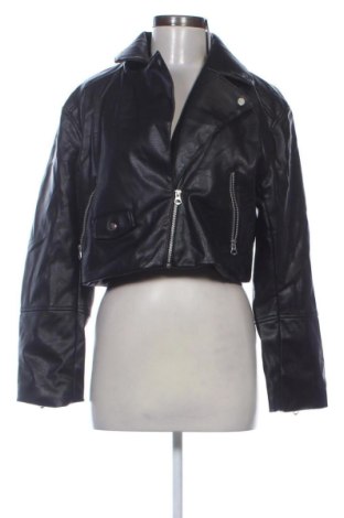 Damen Lederjacke H&M Divided, Größe M, Farbe Schwarz, Preis € 38,99