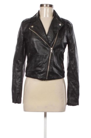 Damen Lederjacke H&M Divided, Größe S, Farbe Schwarz, Preis € 38,99