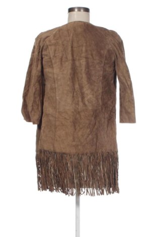 Γυναικείο δερμάτινο μπουφάν Le Coq Sportif, Μέγεθος M, Χρώμα Καφέ, Τιμή 96,99 €