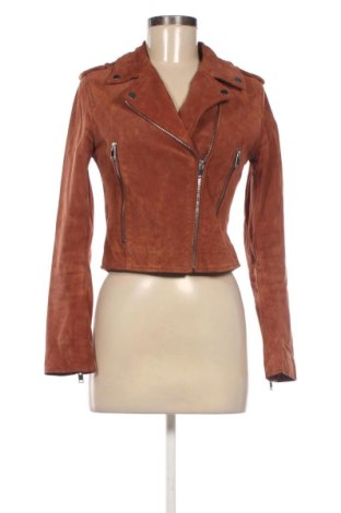 Damen Lederjacke Mango, Größe XS, Farbe Braun, Preis € 47,96