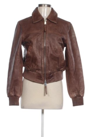 Damen Lederjacke Mango, Größe M, Farbe Braun, Preis € 104,99