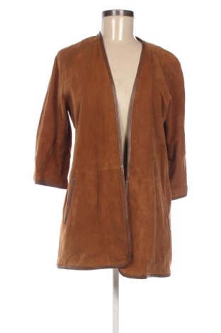 Damska kurtka skórzana Massimo Dutti, Rozmiar S, Kolor Brązowy, Cena 1 166,06 zł