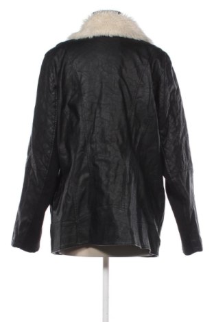 Γυναικείο δερμάτινο μπουφάν Ms Mode, Μέγεθος XXL, Χρώμα Μαύρο, Τιμή 30,00 €