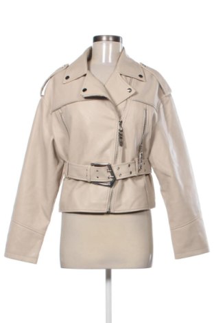 Дамско кожено яке NEW COLLECTION, Размер M, Цвят Бежов, Цена 31,73 €