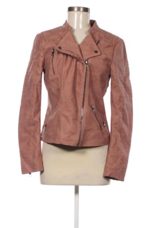 Dámská kožená bunda  ONLY, Velikost M, Barva Popelavě růžová, Cena  629,00 Kč