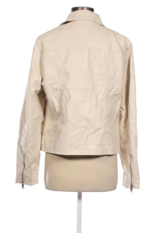 Γυναικείο δερμάτινο μπουφάν Page One, Μέγεθος XL, Χρώμα Εκρού, Τιμή 35,99 €