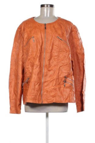 Damen Lederjacke Paprika, Größe 3XL, Farbe Orange, Preis € 41,99