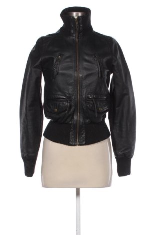 Dámská kožená bunda  Pepe Jeans, Velikost XS, Barva Černá, Cena  2 268,00 Kč