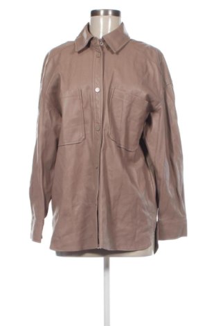 Γυναικείο δερμάτινο μπουφάν Primark, Μέγεθος M, Χρώμα  Μπέζ, Τιμή 35,99 €