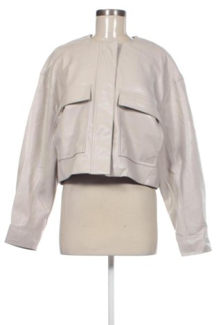 Geacă de piele pentru femei Reserved, Mărime L, Culoare Bej, Preț 250,23 Lei