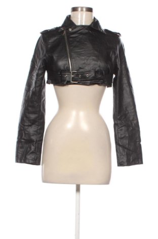 Damen Lederjacke SHEIN, Größe S, Farbe Schwarz, Preis € 22,99
