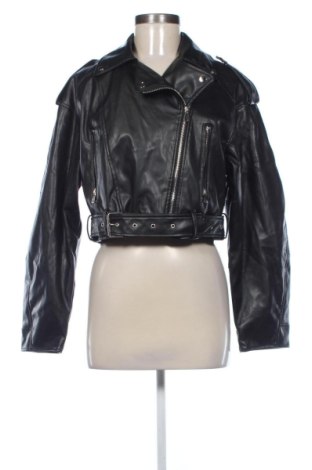 Dámska kožená bunda  SHEIN, Veľkosť S, Farba Čierna, Cena  29,73 €