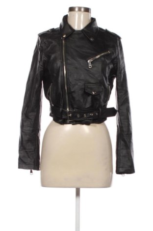 Damen Lederjacke SHEIN, Größe S, Farbe Schwarz, Preis 38,99 €