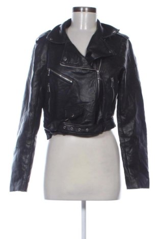 Damska kurtka skórzana Stradivarius, Rozmiar L, Kolor Czarny, Cena 156,99 zł