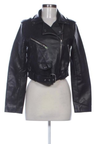 Damska kurtka skórzana Stradivarius, Rozmiar M, Kolor Czarny, Cena 156,99 zł