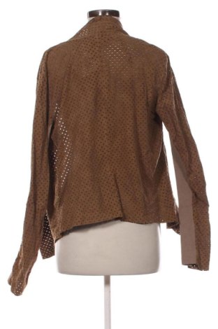 Damska kurtka skórzana TWINSET, Rozmiar M, Kolor Brązowy, Cena 544,99 zł