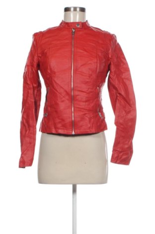 Γυναικείο δερμάτινο μπουφάν Terranova, Μέγεθος S, Χρώμα Κόκκινο, Τιμή 35,99 €