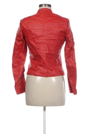 Γυναικείο δερμάτινο μπουφάν Terranova, Μέγεθος S, Χρώμα Κόκκινο, Τιμή 35,99 €