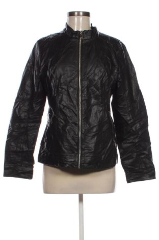 Дамско кожено яке Unbranded, Размер M, Цвят Черен, Цена 17,89 €