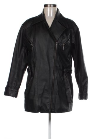 Дамско кожено яке Unbranded, Размер XL, Цвят Черен, Цена 50,00 €