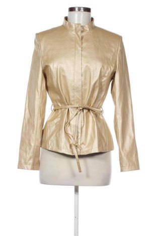 Damska kurtka skórzana Unbranded, Rozmiar S, Kolor Złocisty, Cena 156,99 zł
