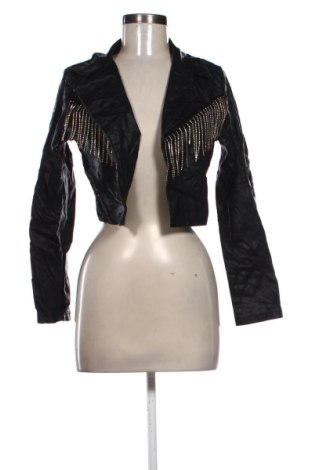 Дамско кожено яке Unbranded, Размер S, Цвят Черен, Цена 18,91 €