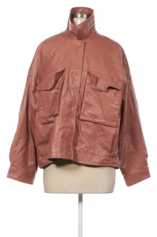 Dámská kožená bunda  Zara, Velikost M, Barva Růžová, Cena  629,00 Kč