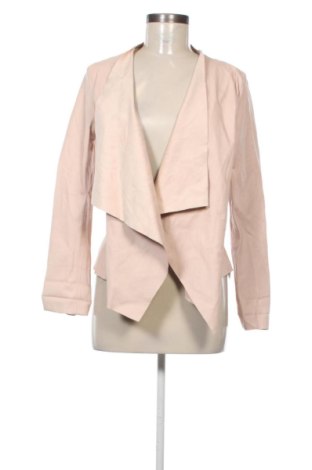 Γυναικείο δερμάτινο μπουφάν Zara, Μέγεθος M, Χρώμα Εκρού, Τιμή 21,99 €