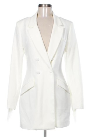 Дамско палто Bershka, Размер L, Цвят Бял, Цена 48,00 €