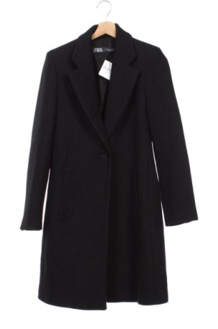 Дамско палто Zara, Размер XS, Цвят Черен, Цена 35,77 €