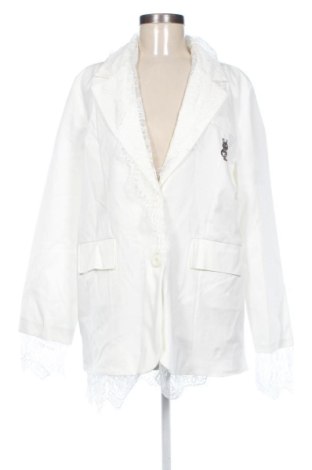 Γυναικείο σακάκι NEW COLLECTION, Μέγεθος L, Χρώμα Λευκό, Τιμή 35,00 €